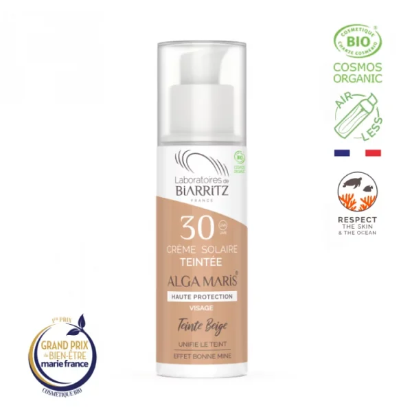 LABORATOIRES de BIARRITZ 有機紅海藻透薄潤色防曬面霜 SPF30 50ml - Image 2