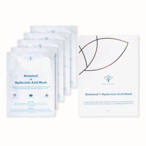 Olecea Botanical Soothing Paper Mask 純素透明質酸面膜 (5片1盒)