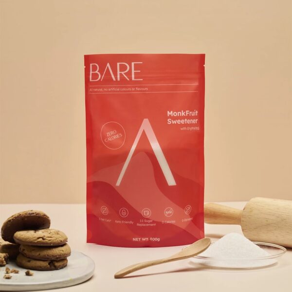 Bare 羅漢果糖 Monkfruit Sweetener – White 白糖 (800g)