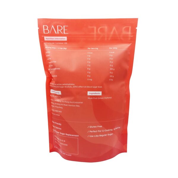 Bare 羅漢果糖 Monkfruit Sweetener – White 白糖 (800g)：圖片 2