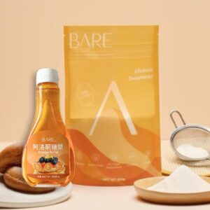 Bare 阿洛酮糖 (糖粉狀) Allulose Sweetener Powder 800g 及 Bare 阿洛酮糖糖漿 Allulose Syrup