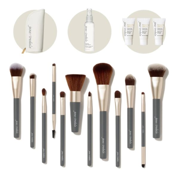 Jane Iredale Pro 12 piece ultimate vegan makeup brush set 12件殿堂級純素化妝掃全套裝 (預訂 6月初寄出)