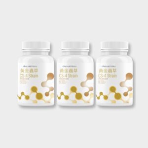 Be A Better U Cordyceps CS-4 Strain 黃金蟲草 CS-4 滋補膠囊 60粒 ( 3樽 )