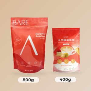 Bare 羅漢果糖 Monkfruit Sweetener – White 白糖 (400g / 800g)